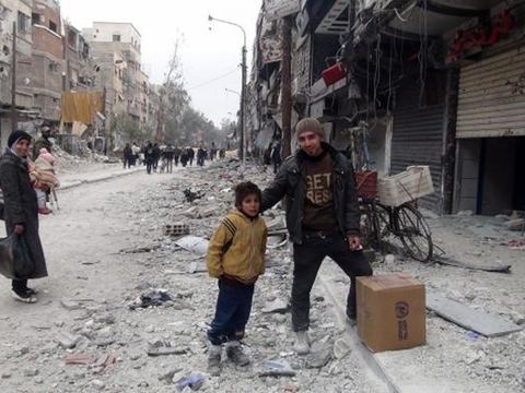 Campamento de Yarmouk en Siria, fotografía 1