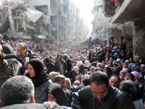 Campamento de Yarmouk en Siria, fotografía 2