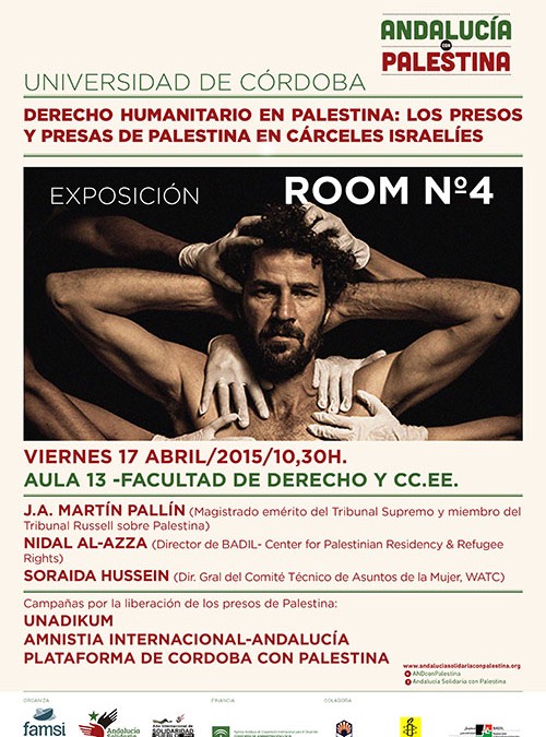Charla en la UCO «Derecho Humanitario en Palestina: los presos y presas en cárceles Israelíes»