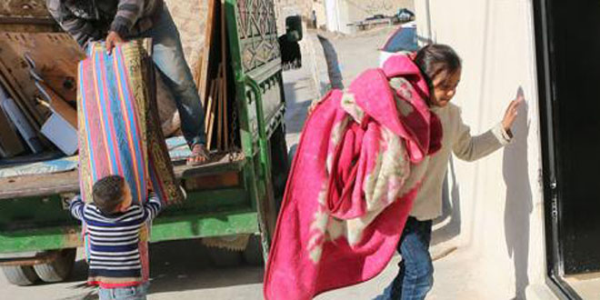 La historia de Islam en el campamento de Husn de Jordania