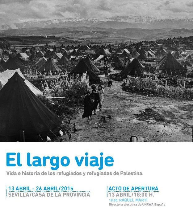 La Casa de la Provincia de Sevilla acoge la exposición «El Largo Viaje» sobre la historia de los refugiados de Palestina