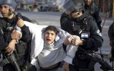 Un millar de palestinos, la mitad de ellos menores, arrestados en octubre