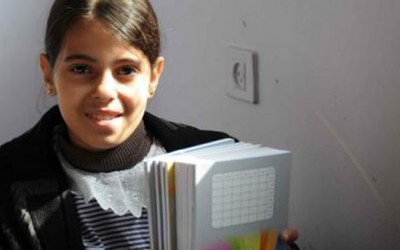 La historia de Waed Yasin, una refugiada palestina de 11 años en la franja de Gaza